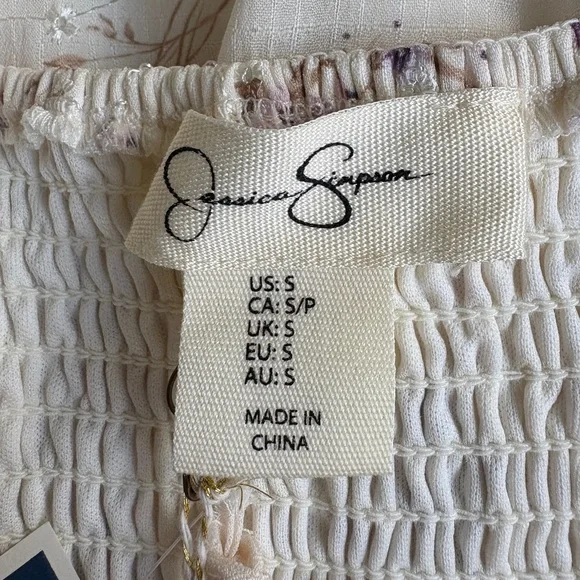 Elegant Cream Floral Maxi Dress corset waist size S - Picture 13 of 13